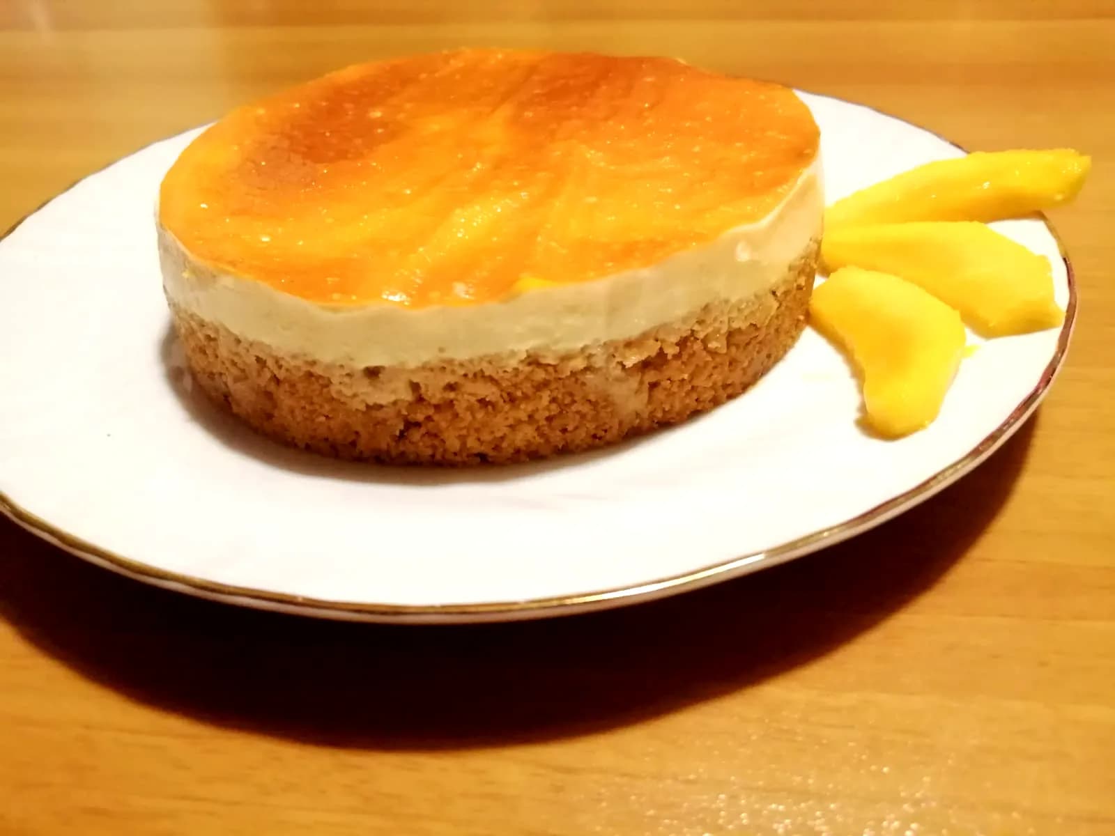 cheesecake di mango fresco